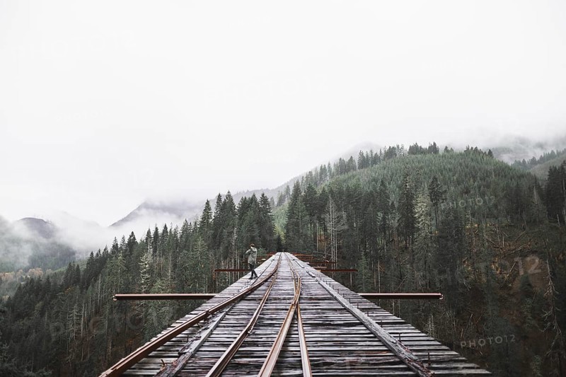Person railroad bridge