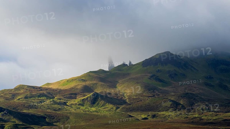 Old Man of Storr in the mist