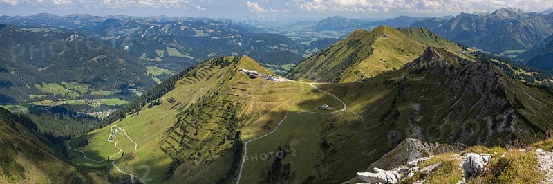 Panorama from the Walser Hammerspitze