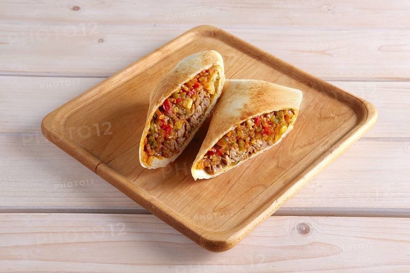 Burritos wraps with meat