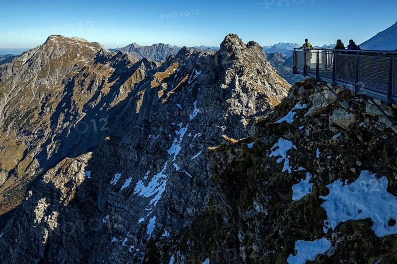 Viewing platform on the Nebelhorn