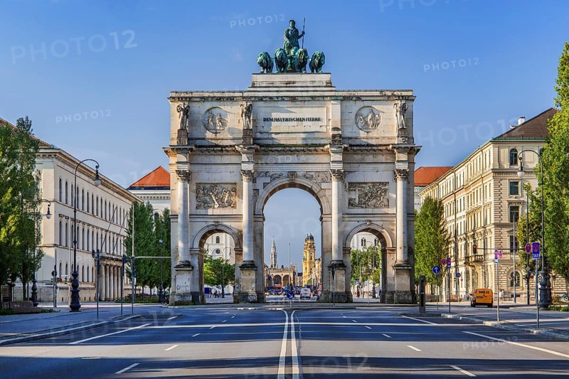 Siegestor on Ludwigstrasse