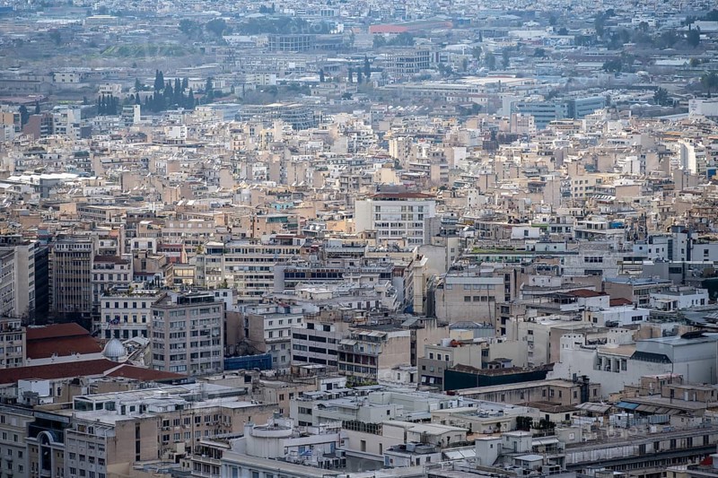 Densely populated cityscape