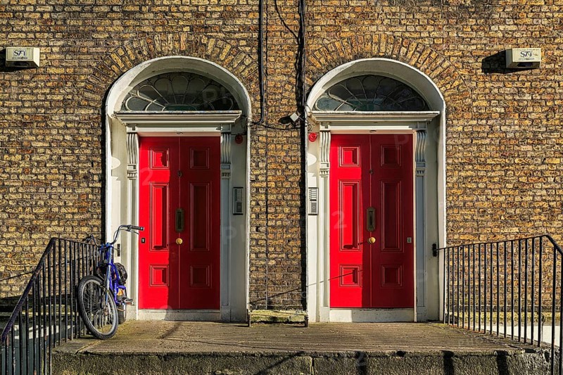 Typical terraced houses