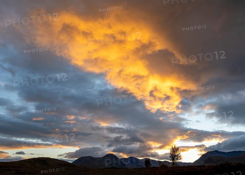 Sunset at Loch Ba