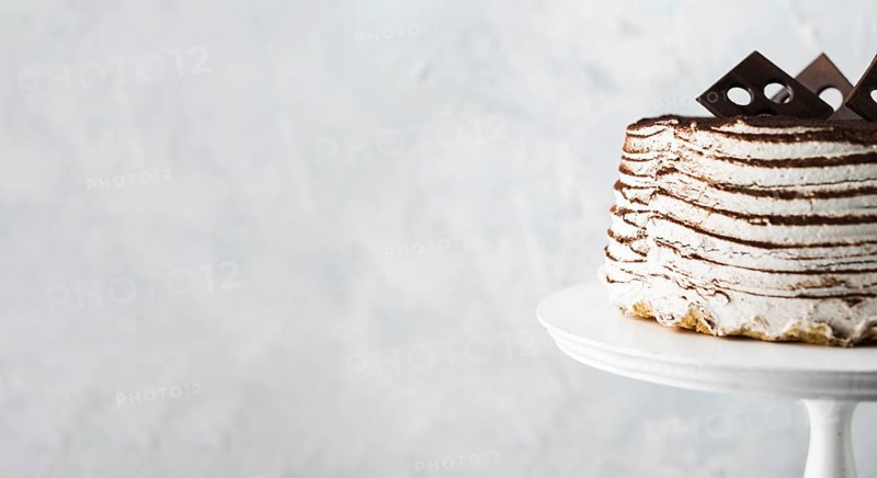 Cake frame with copy space