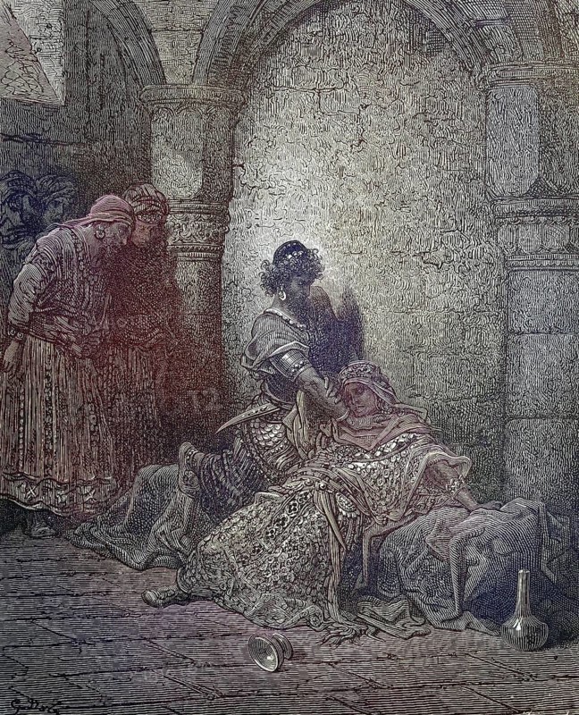 Murzuflos strangles the Emperor Alerios IV