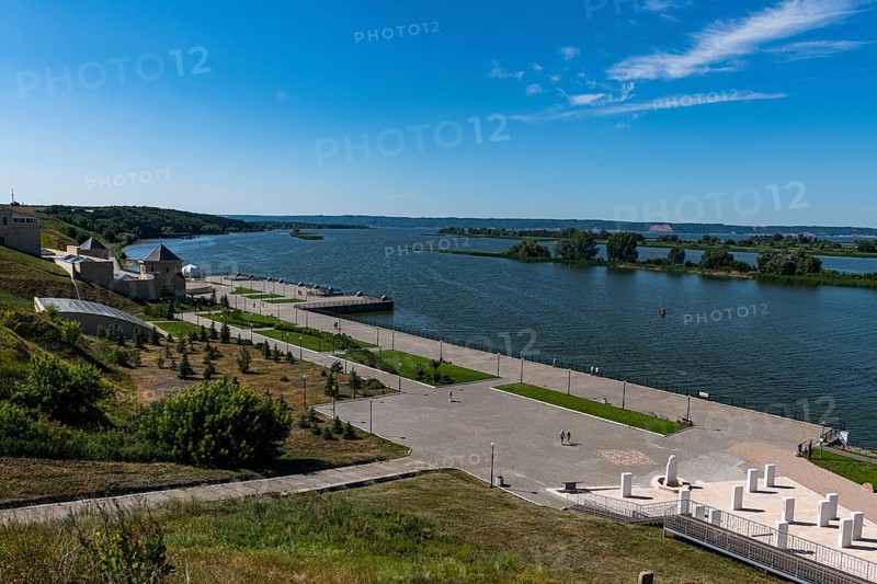 Overlook over the Volga