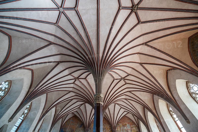 The Grand Refectory with Gothic rib fan vault