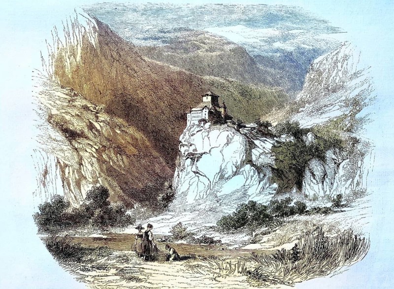 Ortenstein Castle is a castle complex on the territory of the fraction Tumegl