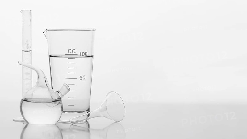 Chemicals composition lab with copy space