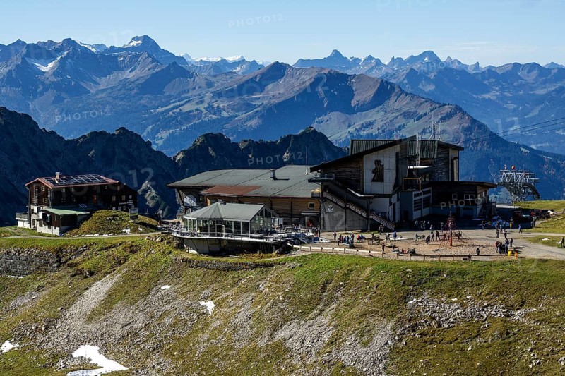 View at Nebelhorn on Hoefatsblick station