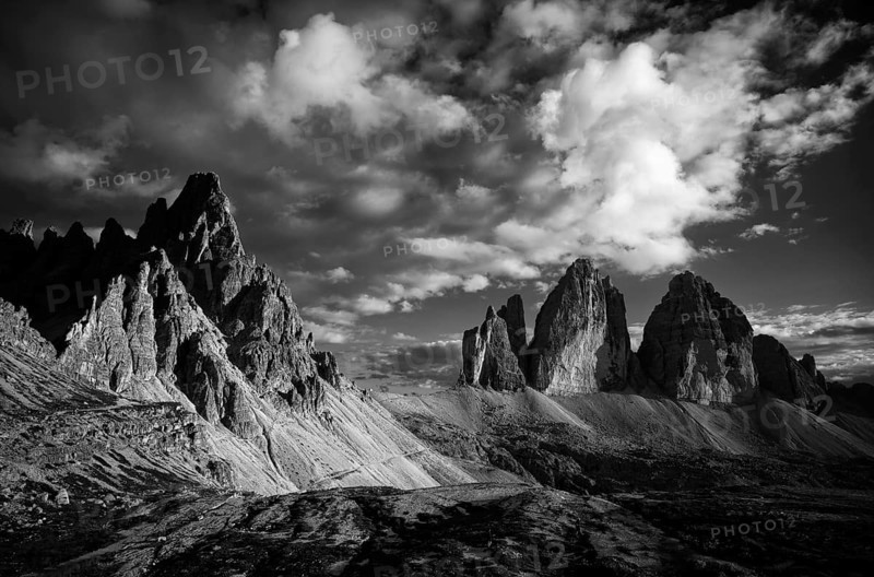 Stormy atmosphere over Paternkofel