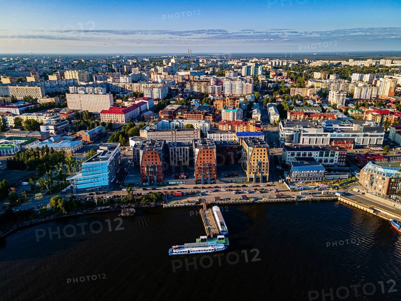 Aerial of Arkhangelsk