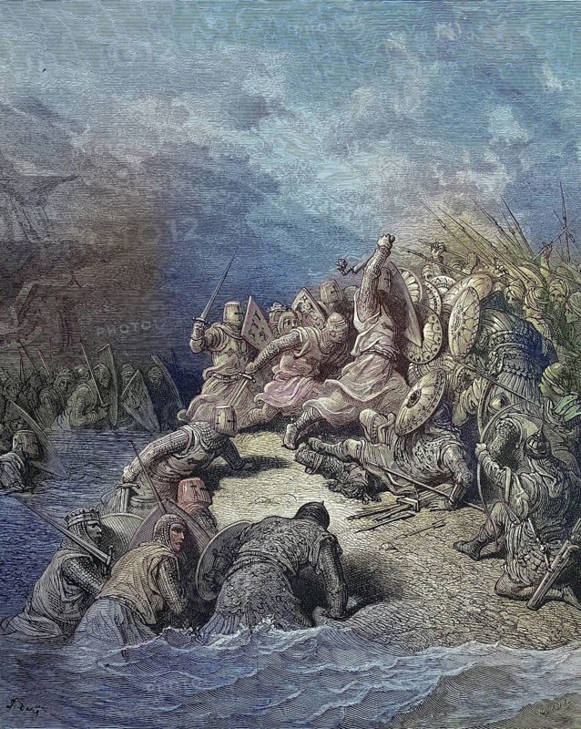 Richard I of England liberates Joppa