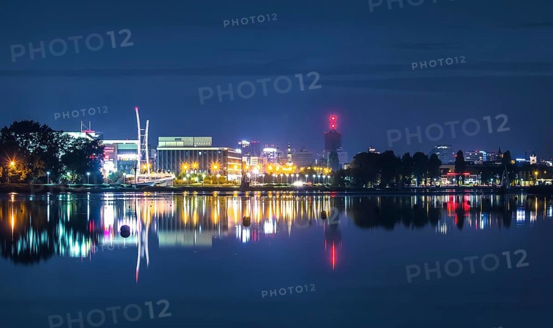 Malta Poznan night view Poland
