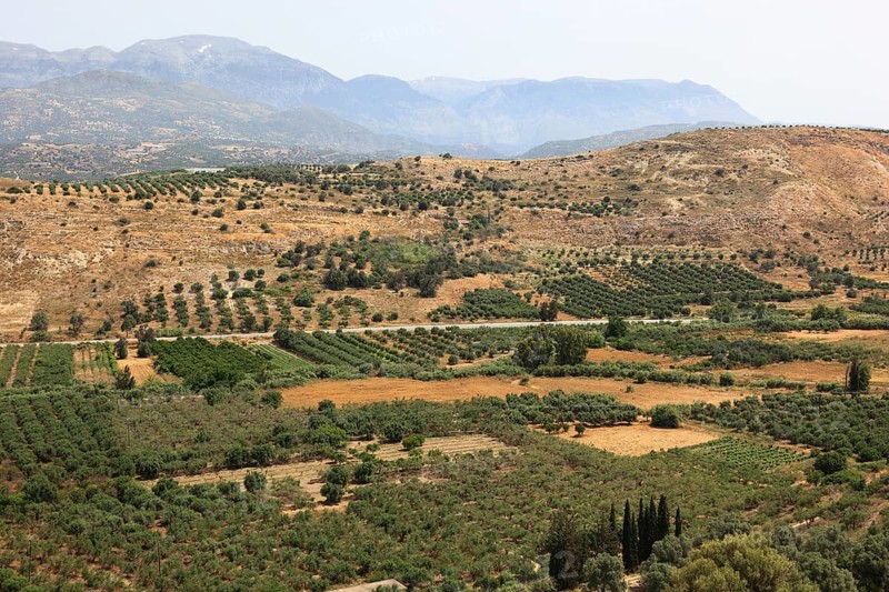 View over the Mesara plain