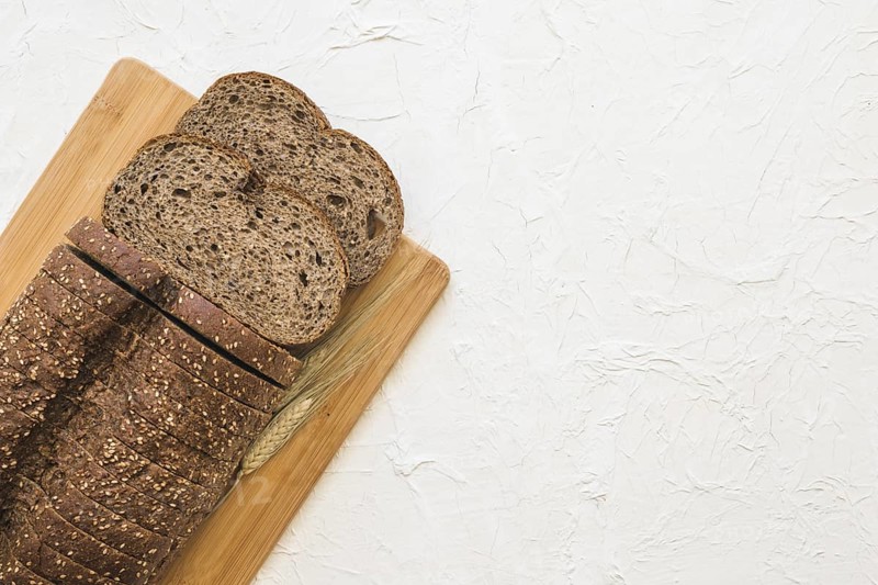 Wheat near cut bread. Resolution and high quality beautiful photo