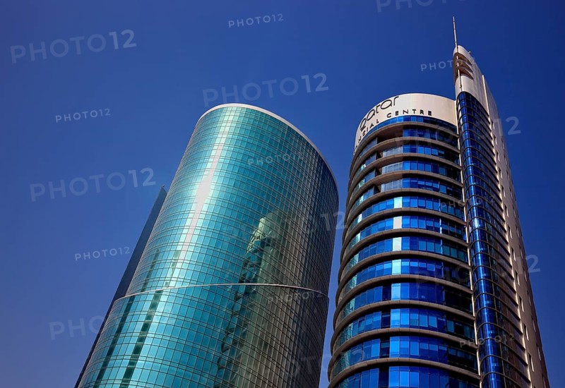 Skyscrapers around Conference Street in Doha