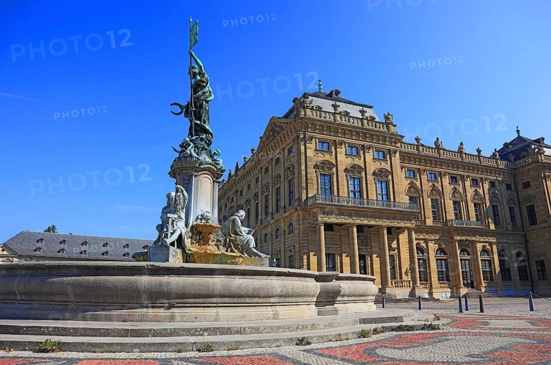 In the old town of Wuerzburg
