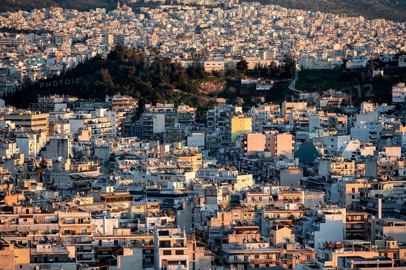 Densely populated cityscape