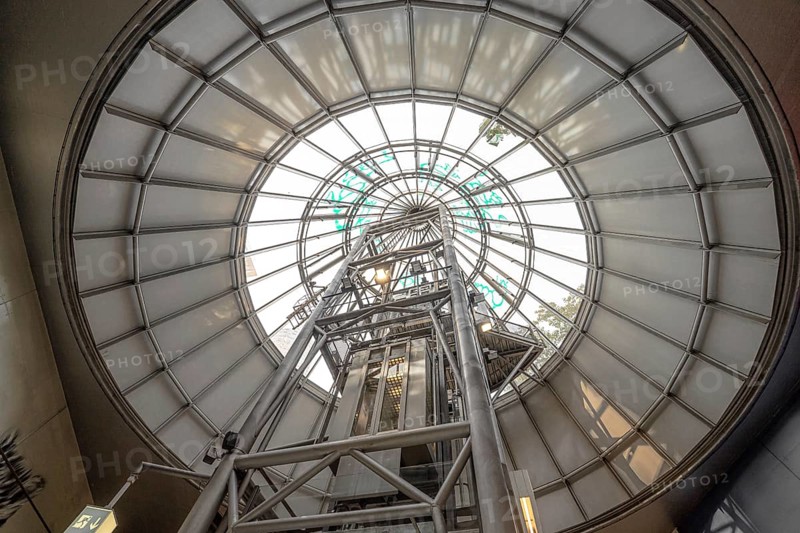 Lift at underground station