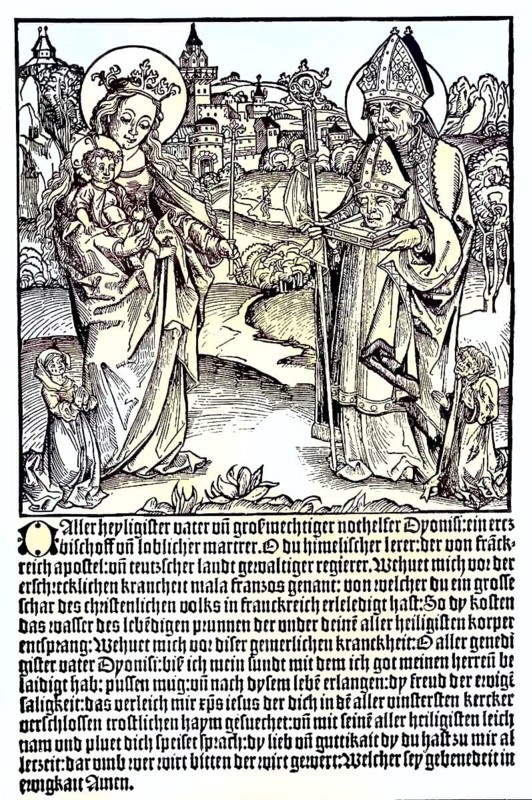 Prayer to St. Dionysius against the French disease