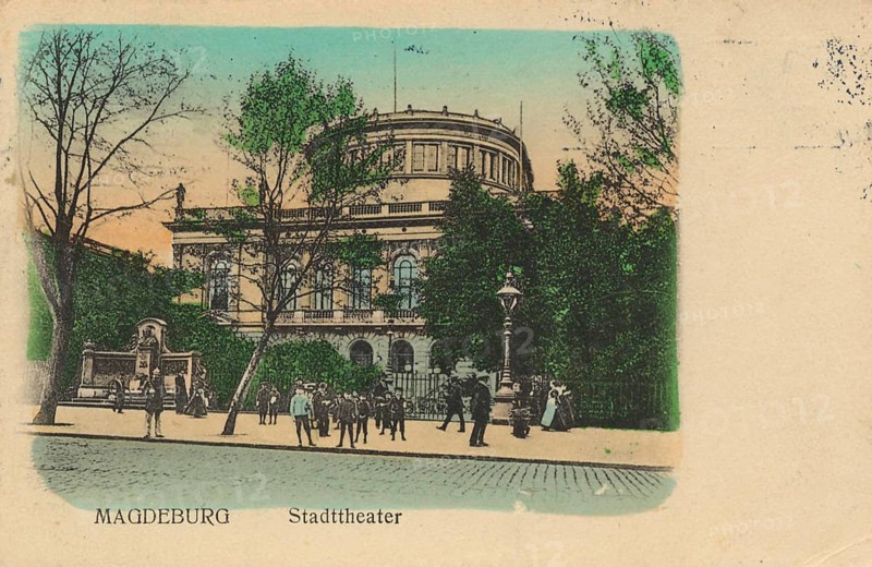 The city theatre in Magdeburg