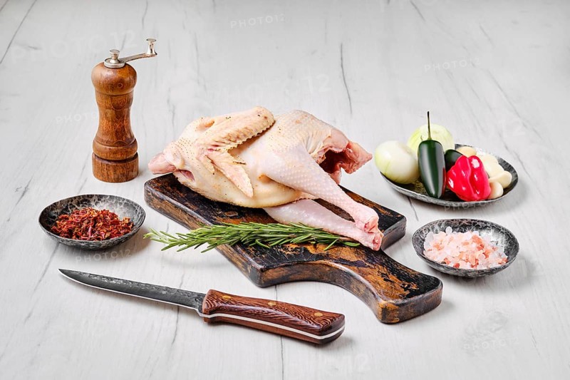 Ingredients for chicken broth