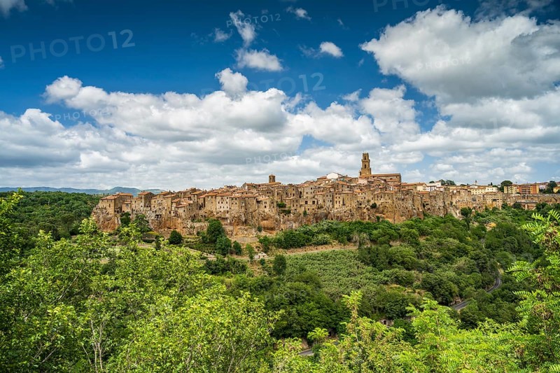 Town view of Pitigliano