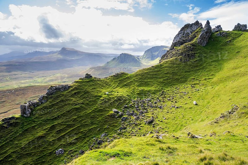 Quiraing Rock Landscape