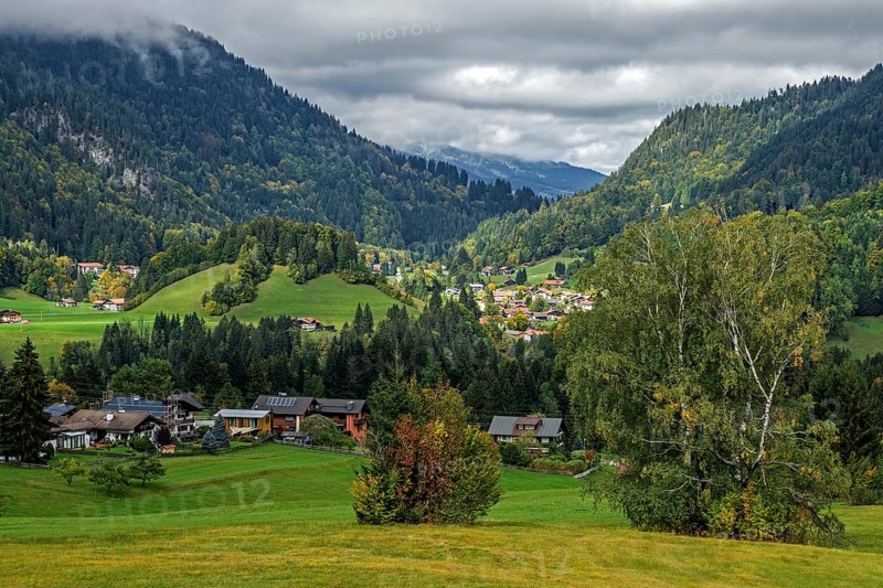 View of Kornau and Tiefenbach