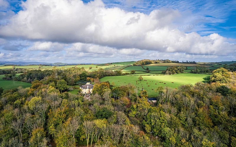 Forests and Farms over Berry Pomeroy