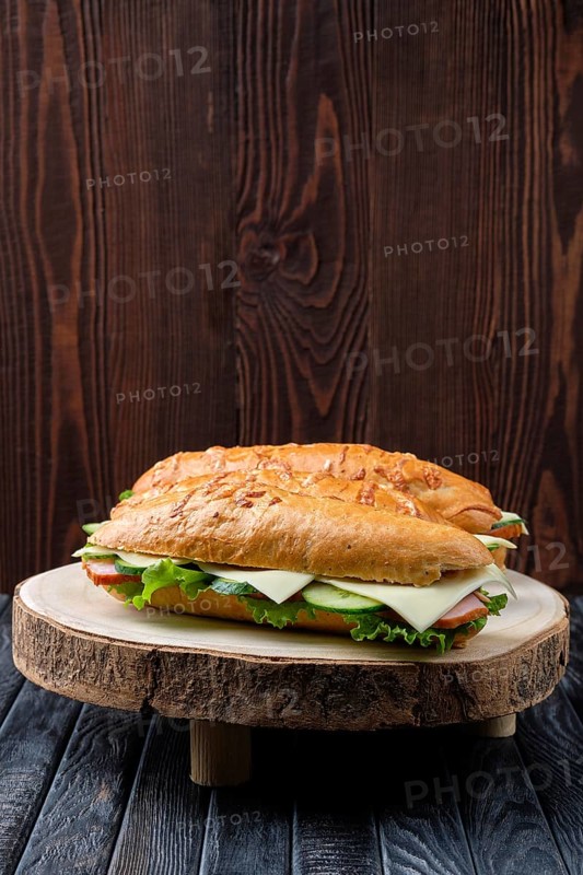 Hunter's sandwich with ham