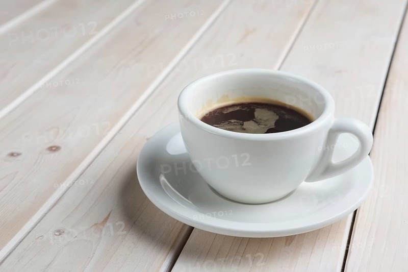 Unfinished coffee on the table
