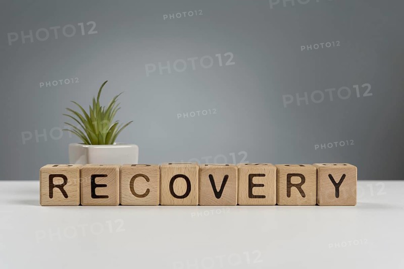 Recovery economy message. Resolution and high quality beautiful photo
