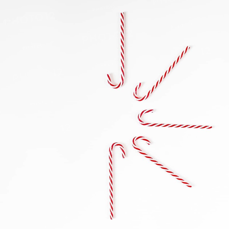 Small candy canes white table. Resolution and high quality beautiful photo
