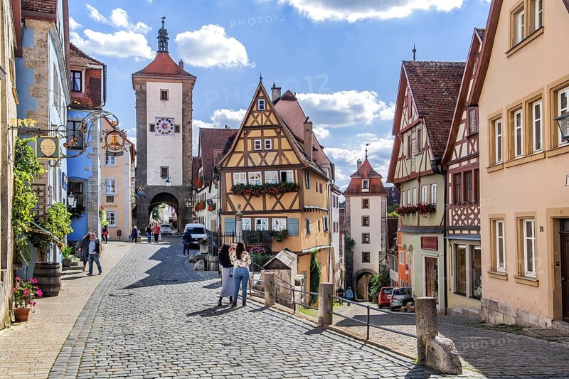 Ploenlein with Sieberstor and Kobolzeller Tor