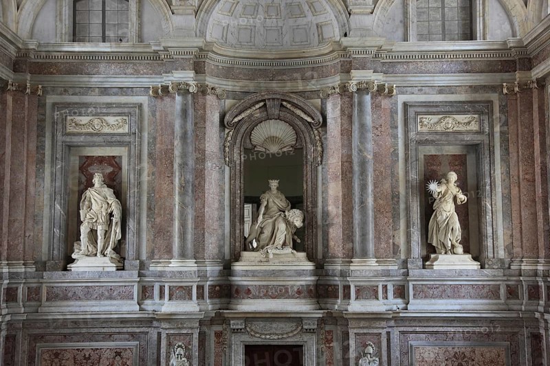View through the staircase