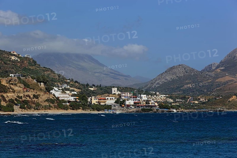 Holiday resort Plakias on the south coast on the Libyan Sea