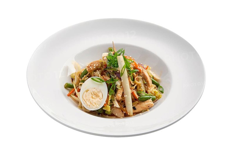 Wok with chicken