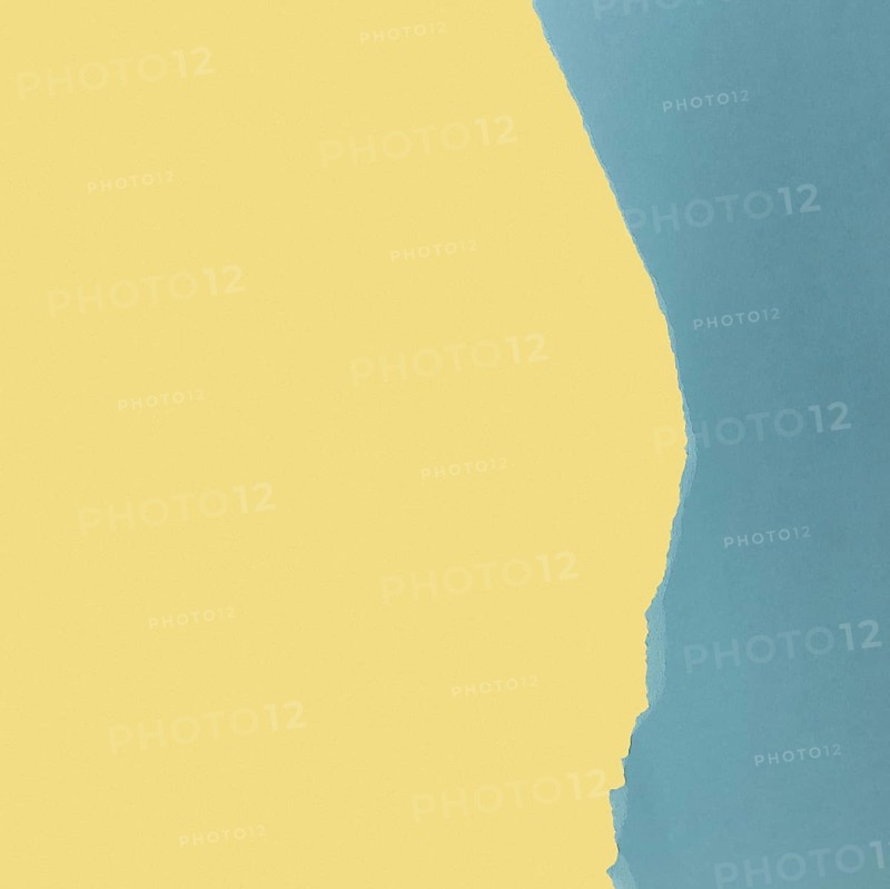 Light yellow blue paper copy space