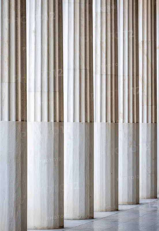 Columns in the Stoa of Attalos