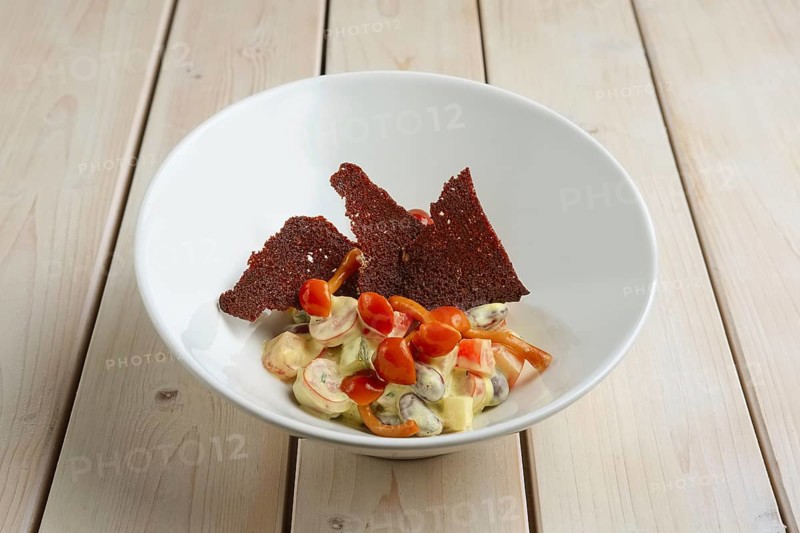 Salad with kidney beans