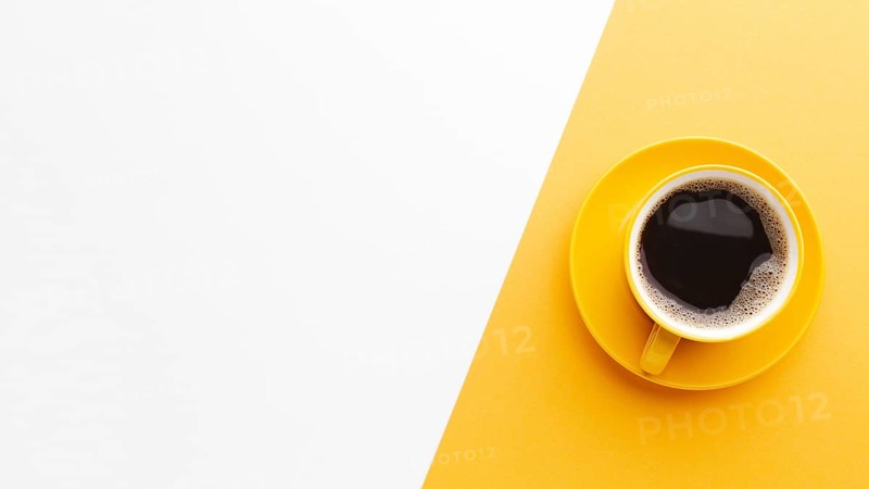 Top view cup coffee with copy space. Resolution and high quality beautiful photo