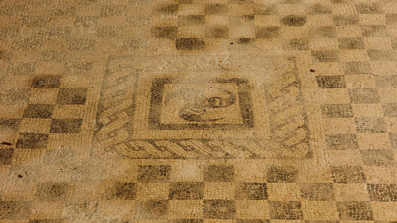Roman floor mosaic