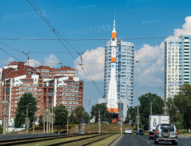 Rocket at the Cosmic Samara museum