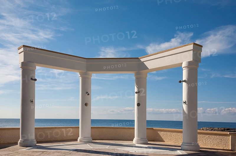 Shower facility on the beach