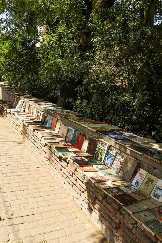 Books of old times are in the bazaar for sale