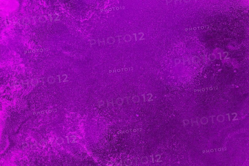 Foamy texture purple colored liquid